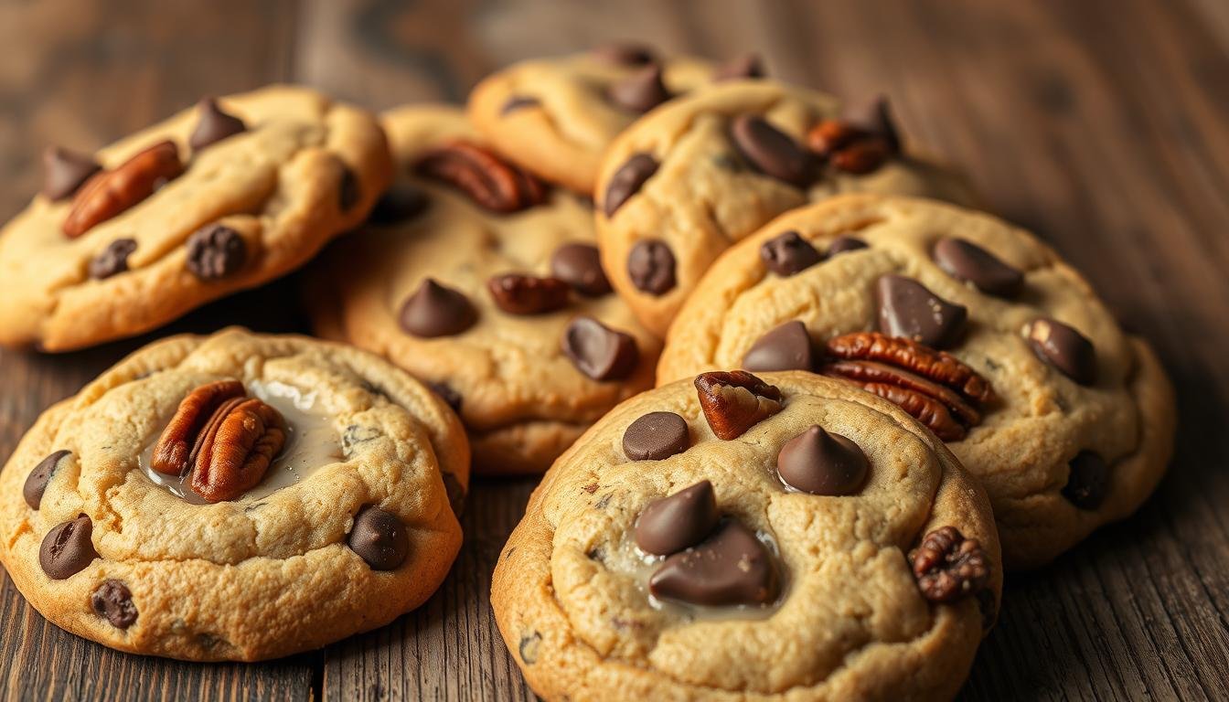 chocolate chip pecan cookies
