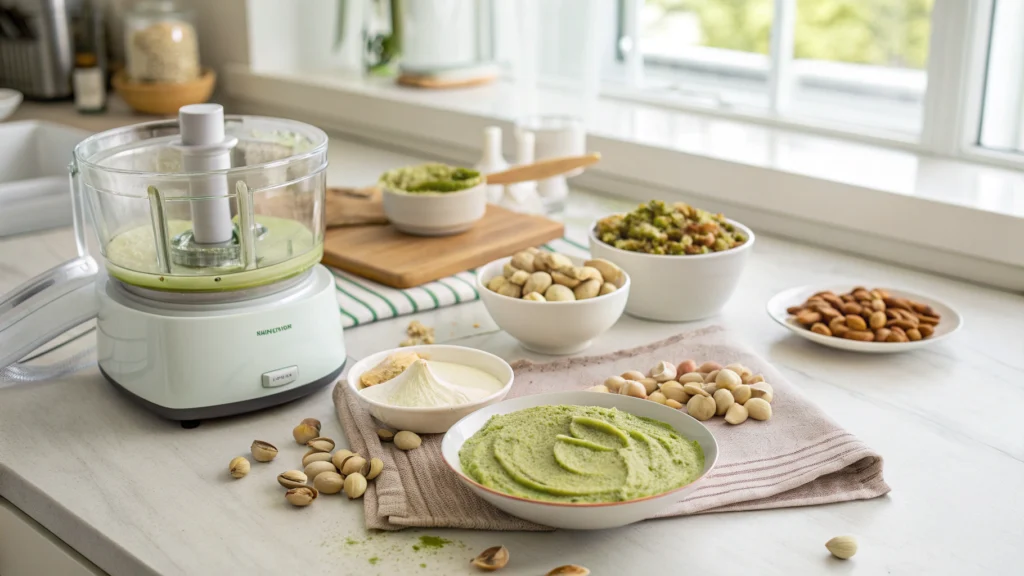 Natural Pistachio Cream Preparation