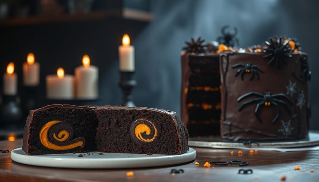 Halloween cake chocolate variations Halloween cake chocolate variations