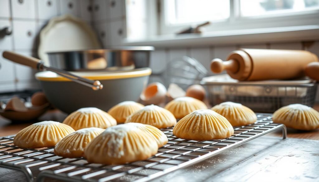 Madeleine Cookies Baking Process Madeleine Cookies Baking Process