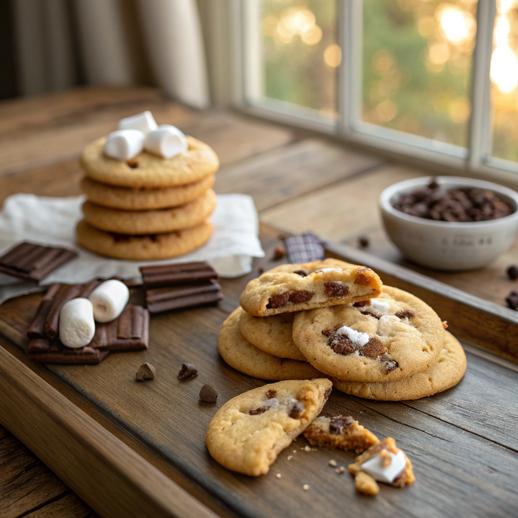 marshmallow cookies Steps